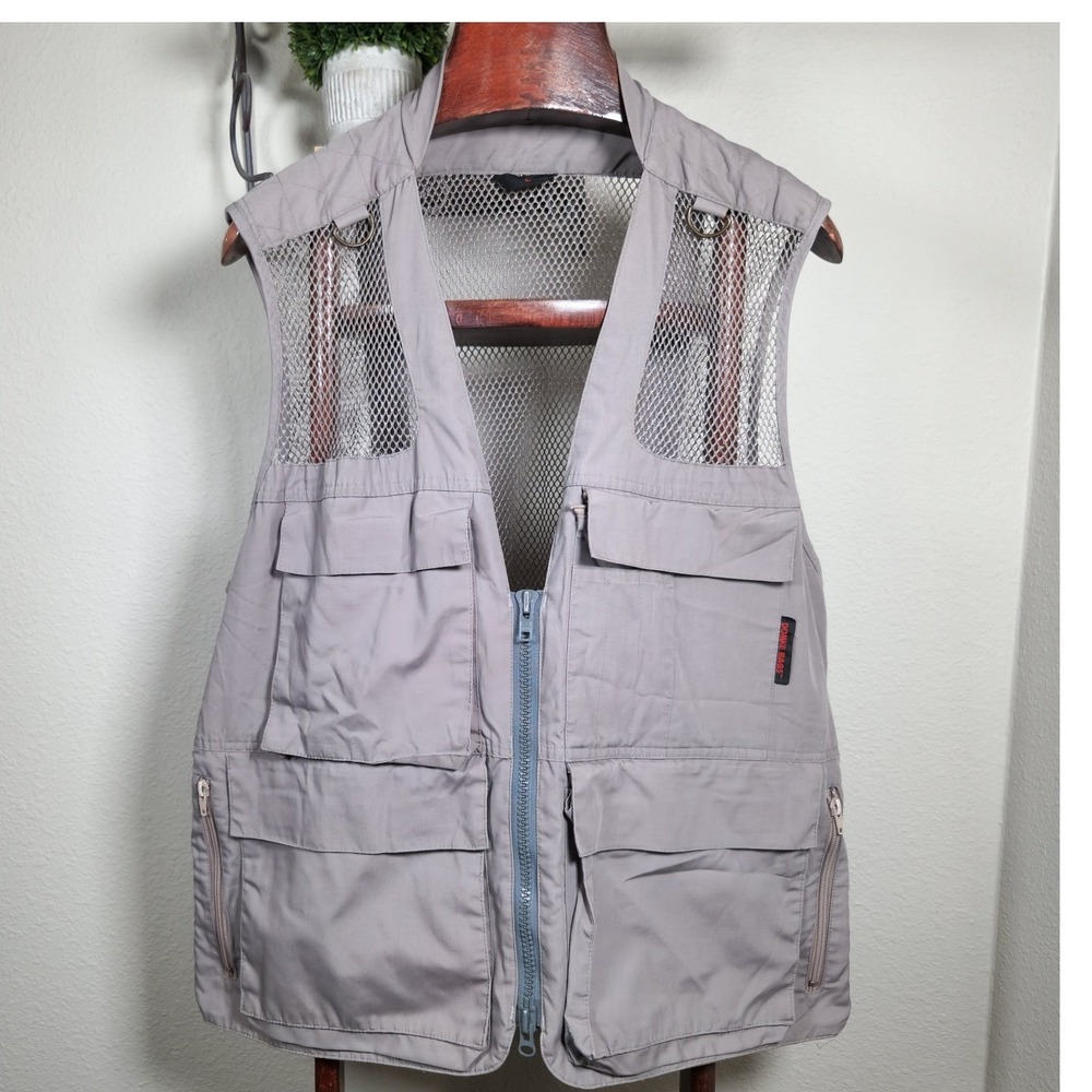 Domke Bags Mens Vest Utility Fishing Hiking Travel Mesh Pockets Size 2